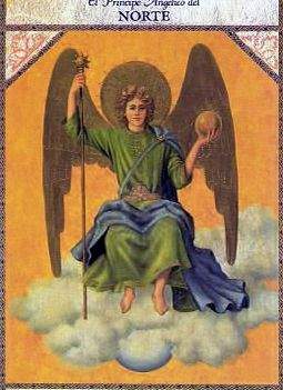 Tarot der Engel 4 Der Engel des Nordprinzens